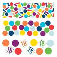 Sretan rođendan Colorful Šareni Happy Birthday 18 konfeti
