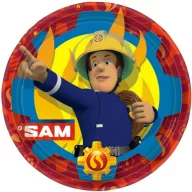 atrogasac Sam Fire papirnati tanjur, 8 kom, 23 cm