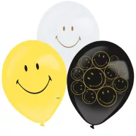 Emoji Smiley Originals balon, 6 komada 11 inča (27,5 cm)