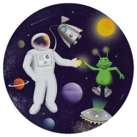 Svemir Space papirnati tanjur, 8 komada, 23 cm