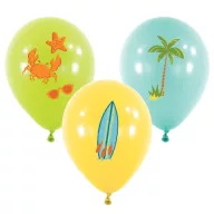 Ljeto Surf Party balon, 6 komada 11 inch (22,8 cm)