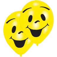 Emoji Smile balon, 8 komada, 10 inča (25,4 cm)