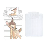   Disney Bambi dječja, vrtić set posteljine i pokrivač/jastuk 100x135 cm 40x60 cm (Little)