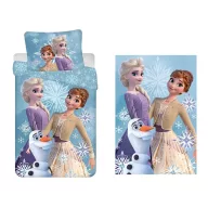   Disney Snježno kraljevstvo dječji, vrtićni set posteljine i polarnih deka (Olaf i Sestre)