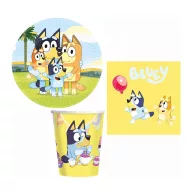 Bluey party set s tanjurom od 23 cm 32 kom (Family)