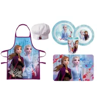   Disney Snježno kraljevstvo pregača i set posuđa paket (Whispers)