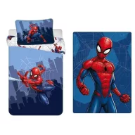   Spider-Man dječji, vrtićki komplet posteljine i polarne deke (City Swinger)