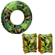   Ninja kornjače komplet za plivanje s prstenom i rukavima (Water Adventure)