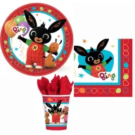 Bing party set s tanjurom 23 cm 32 komada (Sretna proslava)