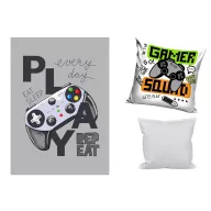   Gamer polar deka, jastučnica i jastuk set od 3 komada (Gaming Zone)