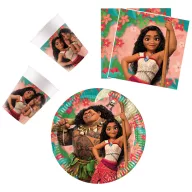   Disney Vaiana party set s tanjurom od 20 cm, 36 komada (Sailing Spirit)