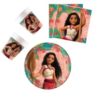   Disney Vaiana party set s tanjurom od 23 cm, 36 komada (Sailing Spirit)