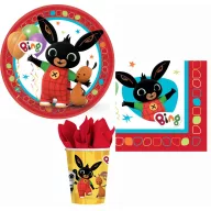 Bing party set s tanjurom 23 cm 32 komada (Sretna proslava)