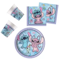   Disney Lilo i Stitch Angel Cute party set s tanjurom od 23 cm, 36 kom