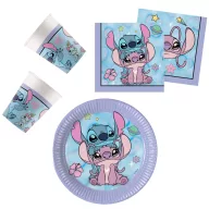   Disney Lilo i Stitch Angel Cute party set s tanjurom od 20 cm, 36 komada