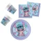 Disney Lilo i Stitch Angel Cute party set s tanjurom od 20 cm, 36 komada