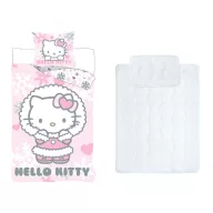   Hello Kitty Cozy Winter dječji, vrtićki set posteljine i jorgan/jastuk 100x135 cm 40x60 cm