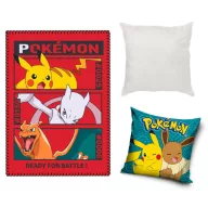   Pokémon Battle Eevee set polarne deke, jastučnica i jastuk, 3 kom.