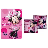 Disney Minnie Chic Lovely set polar deka i jastuk, 2 dijela