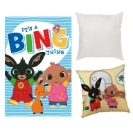   Bing Thing Room set od 3 dijela polar deka, jastučnica i jastuk