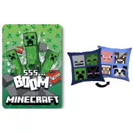 Minecraft Boom Mobs set polarne deke i jastuka, 2 dijela