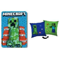 Minecraft TNT Creeper set polarne deke i jastuka, 2 dijela