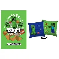   Minecraft How to Creeper Set polarne deke i jastuka, 2 dijela