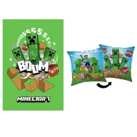   Minecraft Creeper Chaos set od polarne deke i jastuka, 2-dijelni