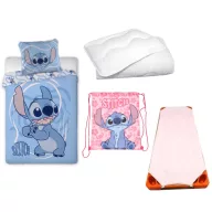   Disney Lilo i Stitch Whirlwind Pink Paradise dječji, vrtićki set posteljine, prostirka, sportska torba i jorganska/jastučnica 100x135 cm 40x60 cm