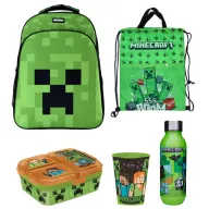 Minecraft Green Battle školski set od 5 dijelova