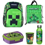Minecraft Pixel Face školski komplet od 5 dijelova
