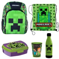 Minecraft Pixel Creeper školski paket od 5 dijelova