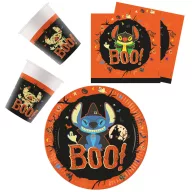   Disney Lilo i Stitch Halloween party set s tanjurom 23 cm, 36 komada