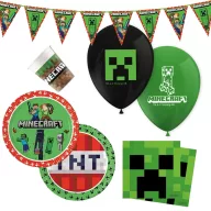 Minecraft Green party set 45 komada