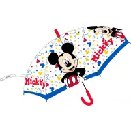   Disney Mickey Toon Town dječji poluautomatski prozirni kišobran Ø74 cm