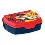 Hot Wheels Red smiješna plastična kutija za sendviče
