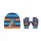 Dragon Ball Saiyan Blue dječji set šešira i rukavica