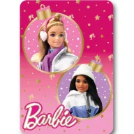 Barbie Winter Božićna flis deka 100x140cm