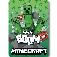 Minecraft SSS Boom polarno pokrivač 100x140cm