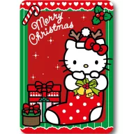 Hello Kitty Holiday Cheer Božićna flis deka 100x140cm