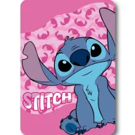 Disney Lilo i Stitch Pink Wave polarno pokrivač 100x140cm