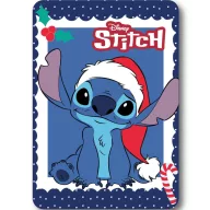 Disney Lilo i Stitch Holiday Božićna flis deka 100x140cm