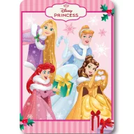 Disney Princeze Festive Fairy Božićna flis deka 100x140cm