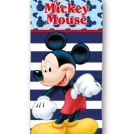   Disney Mickey Fun Stripe kupka ručnik, plaža ručnik 70x140cm (Brzo Sušenje)