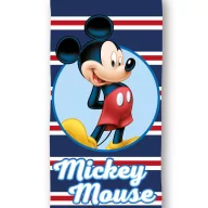   Disney Mickey Navy Stripe ručnik za kupanje, ručnik za plažu 70x140cm (Brzo Sušenje)