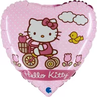 Hello Kitty Bike folijski balon 46 cm