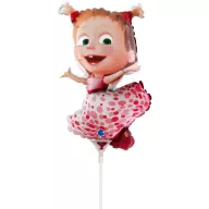 Maša i Medvjed Pois mini folijski balon 30 cm (WP)