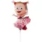 Maša i Medvjed Pois mini folijski balon 30 cm (WP)