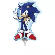   Psići u ophodnji Larrikin Sonic jež mini folija balon 35 cm (WP)