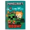Minecraft Boom B/5 školska bilježnica s linijama, 40 listova